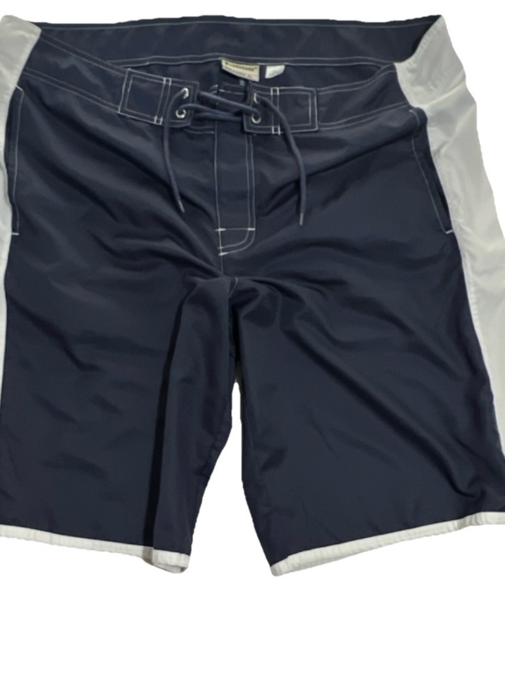 Converse Navy and White Men's Swim Board Shorts XL